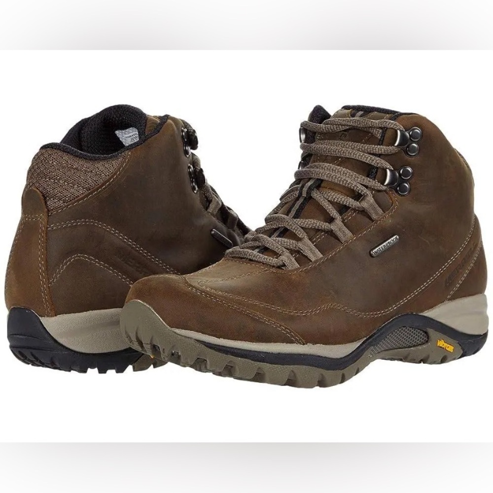 NWOB Merrell Women's Siren Traveller 3 waterproof 7.5 vibram brown hiking 1626